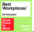 Best Workplaces Inclusion 2025 Badge