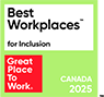Best Workplaces Inclusion 2025 Badge