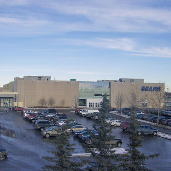 Southcentre Mall Sears exterior gird