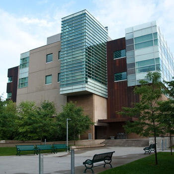 Image of University of Toronto Lash Miller Davenport Wing Glass and Brick Building