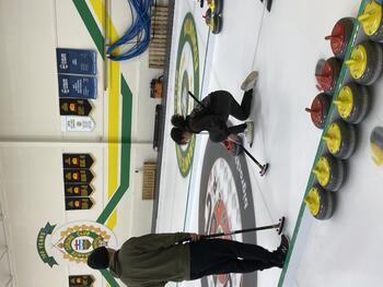 Edmonton office going curling 