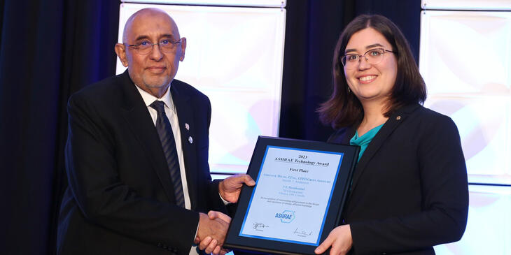 Adrianne Mitani Receives ASHRAE Technology Award