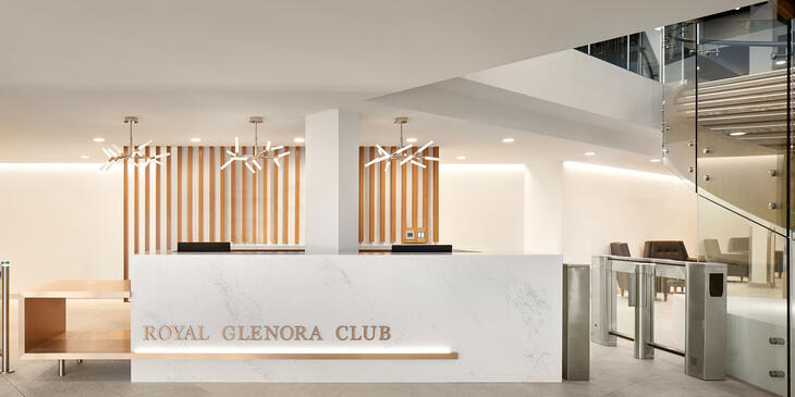 Royal Glenora Interior Reception Desk