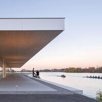 Henley Rowing Centre Overlooking Water