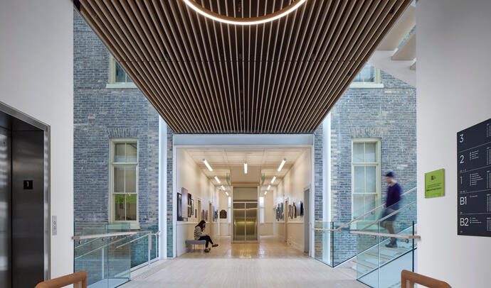 Aurora Cultural Centre Lobby