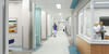 Rendering of a hallway at Mills Memorial Hospital